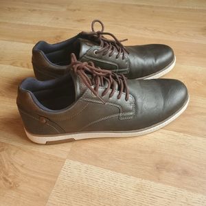 B52 by Bullboxer Men's Pultyn Oxford, Size 12, Dark Grey